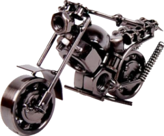 Misiny-El Yapımı Metal Motosiklet Maketi 003