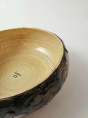 Misiny-Yama Desenli Bambu Kase - 30 x 11 cm (Ufak Hatalı)