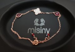 Misiny-Renkli Zirkon Taşlı Bileklik - 1 (Rose)