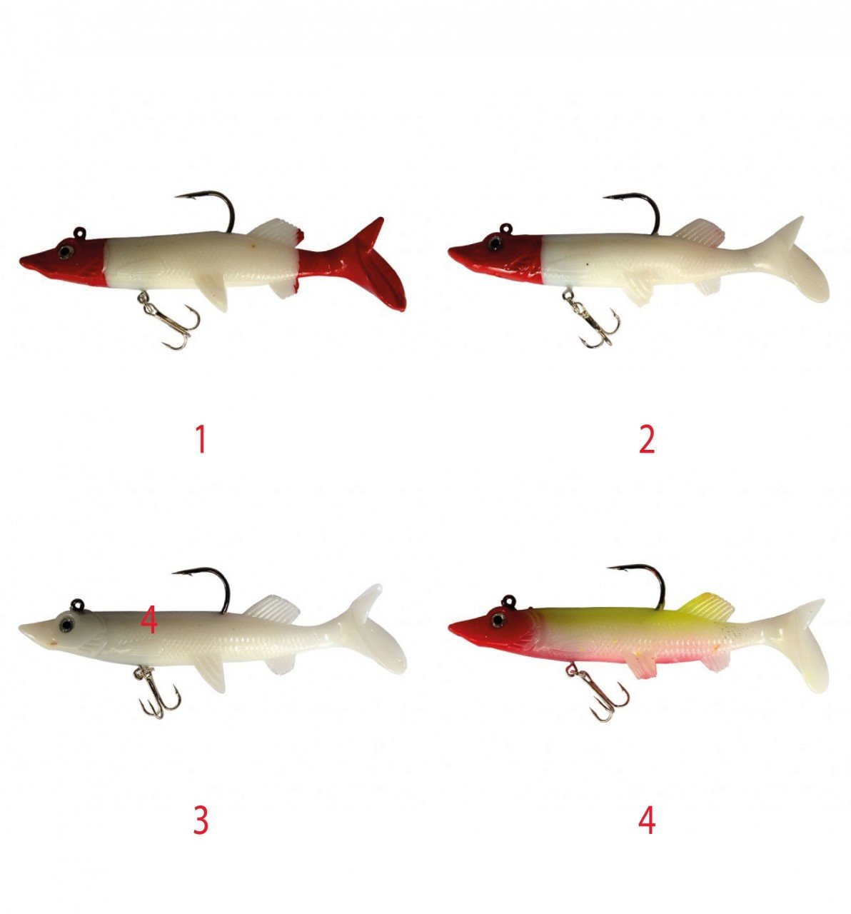 Captain 3553 Bobo Pike Soft 12cm Turna Silikonu Suni Balık