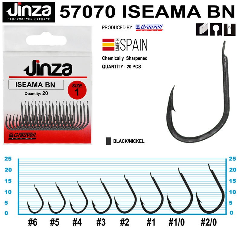 Jinza 57070 iseama BN Olta İğnesi 20 Adet