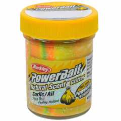 Berkley Powerbait Natural Glitter Trout Bait Garlic Sahte Yemi