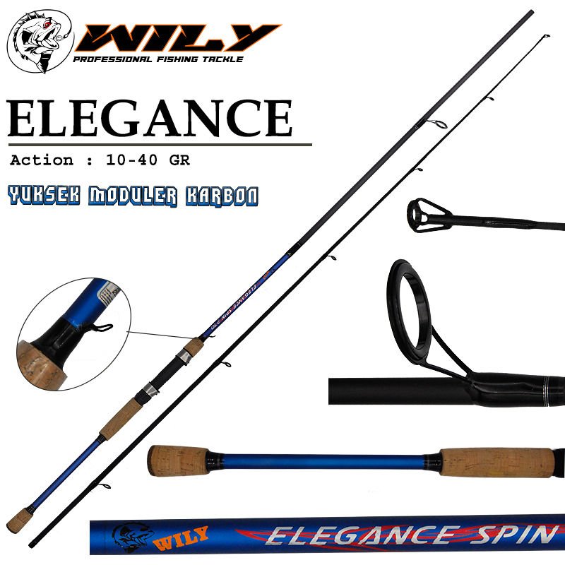 Wily Elegance 240 cm Spin Kamış 10 - 40 gr