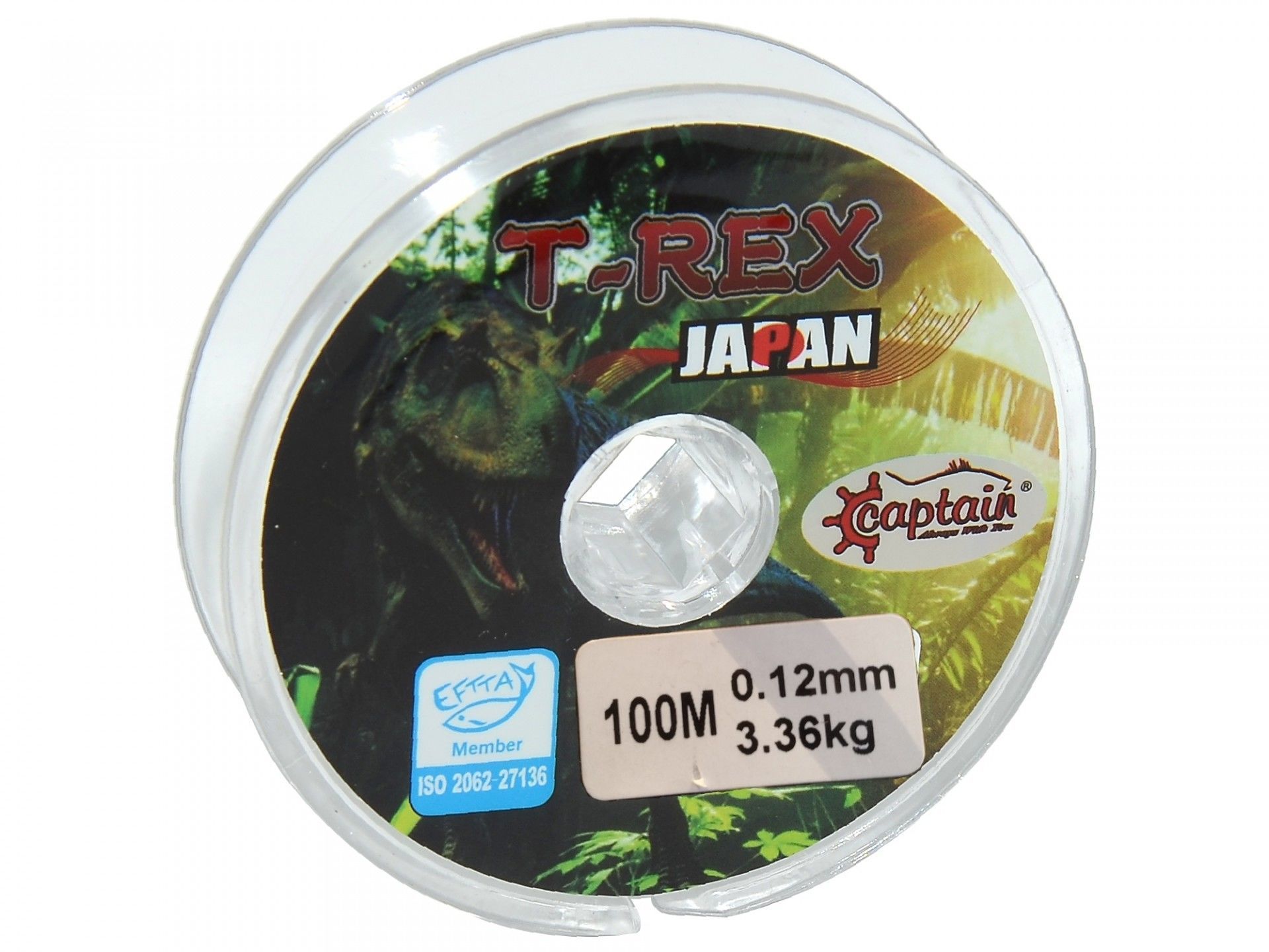 Captain TRex 100mt Monofilament Misina Beyaz 0.12 mm