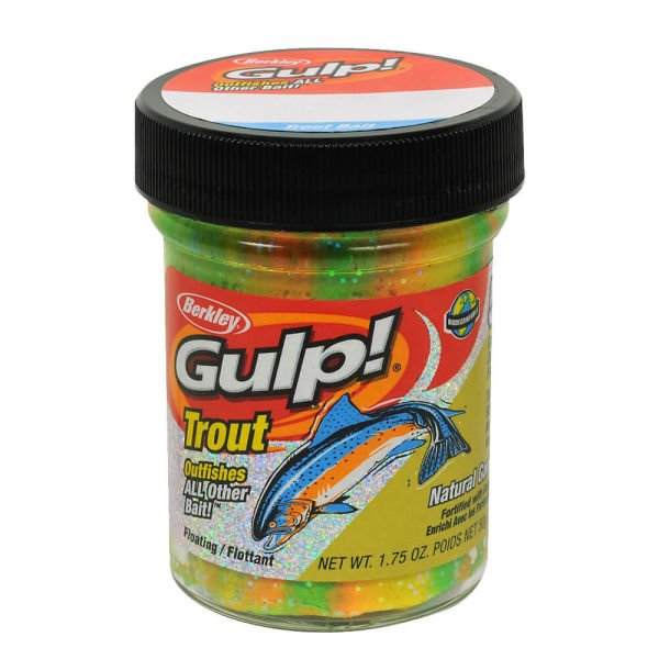 Berkley Gulp Trout Dough Garlic Sahte Yemi RAINBOW CANDY