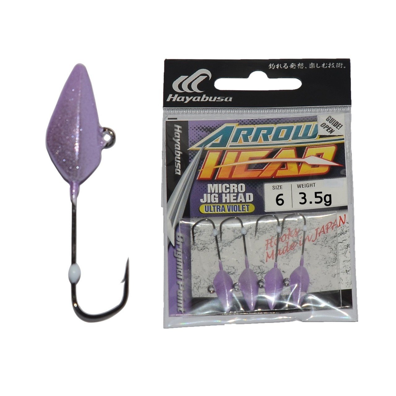 Hayabusa EX 931 Lrf Jig Head Arrow Head Uv 4'lü Paket