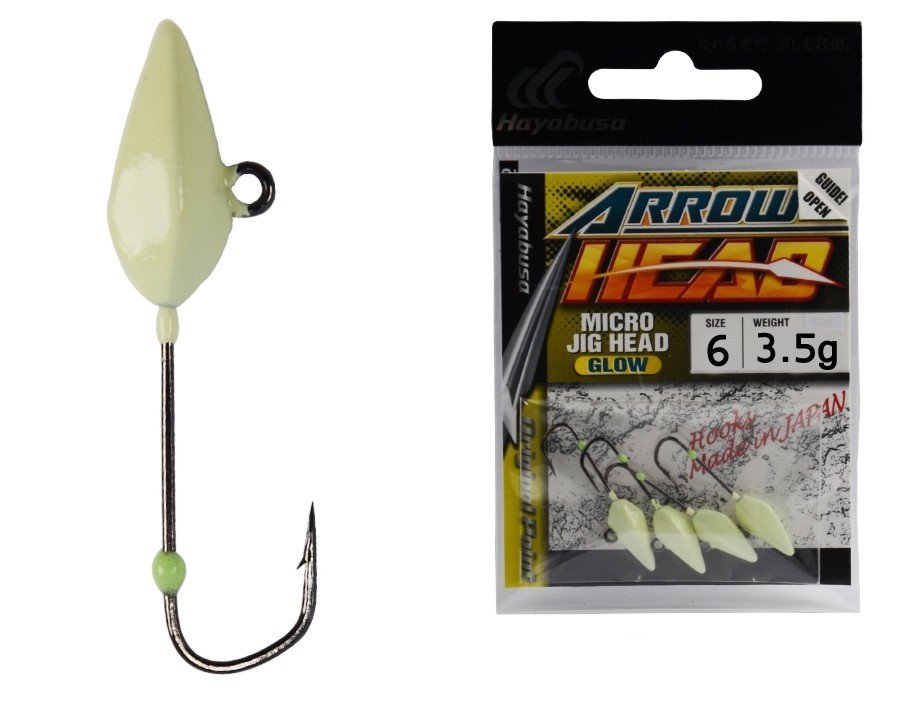 Hayabusa EX 932 Lrf Jig Head Arrow Head Glow 4'lü Paket