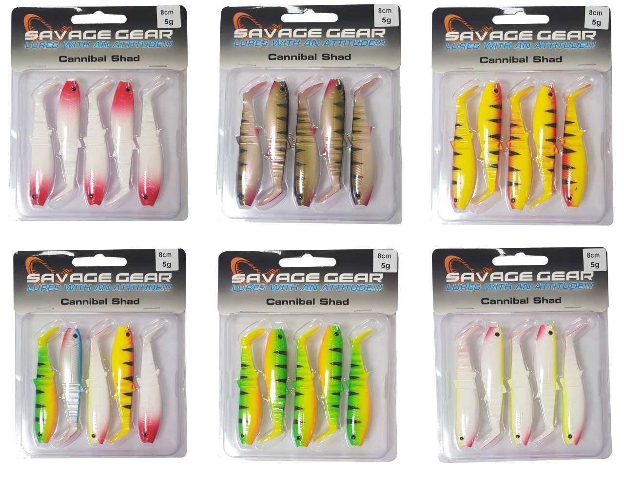 Savage gear Cannibal 8cm 5 Adet Suni Yem