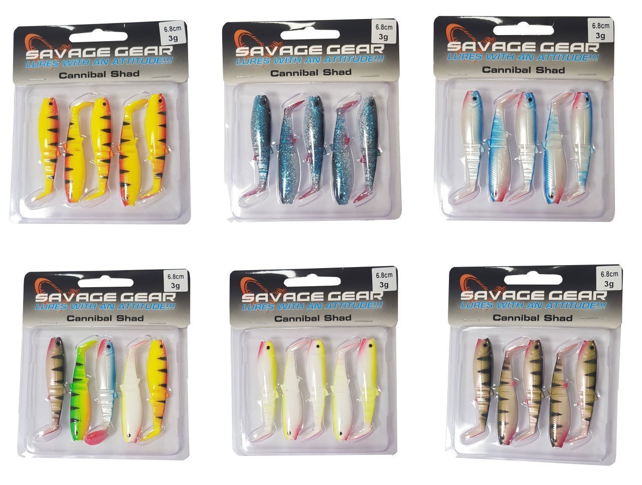 Savage gear Cannibal 6,8cm 5 Adet Suni Yem