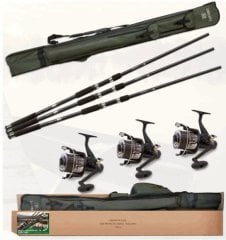 Lineaeffe Top Carp 3 3 Rod 3Reel Red Cover