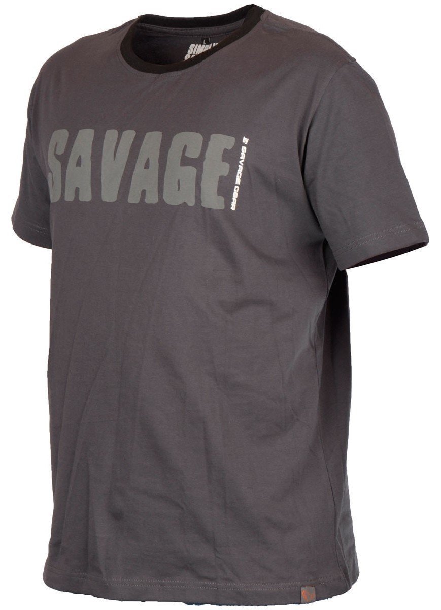 Savage gear Simply Savage Tee Grey T-Shirt