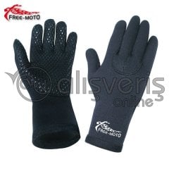 FREE-MOTO Neopren Eldiven Neopren L