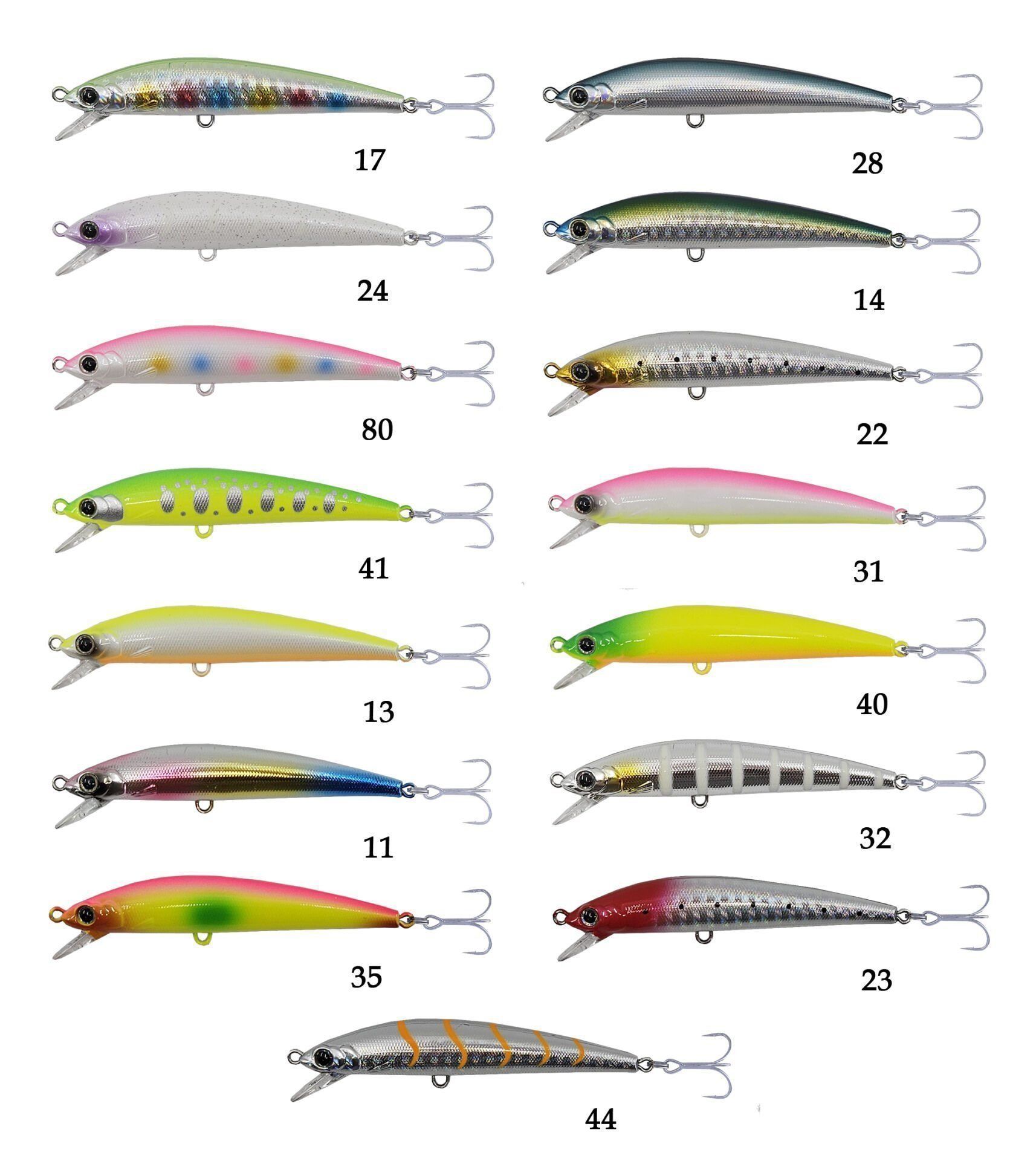 Power Line Minnow 02 80F Sahte Balık Renk:41