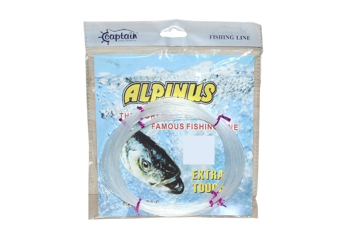 Captain Alpinus Poşet Misina 4x25 Bağlantılı 100mt Beyaz