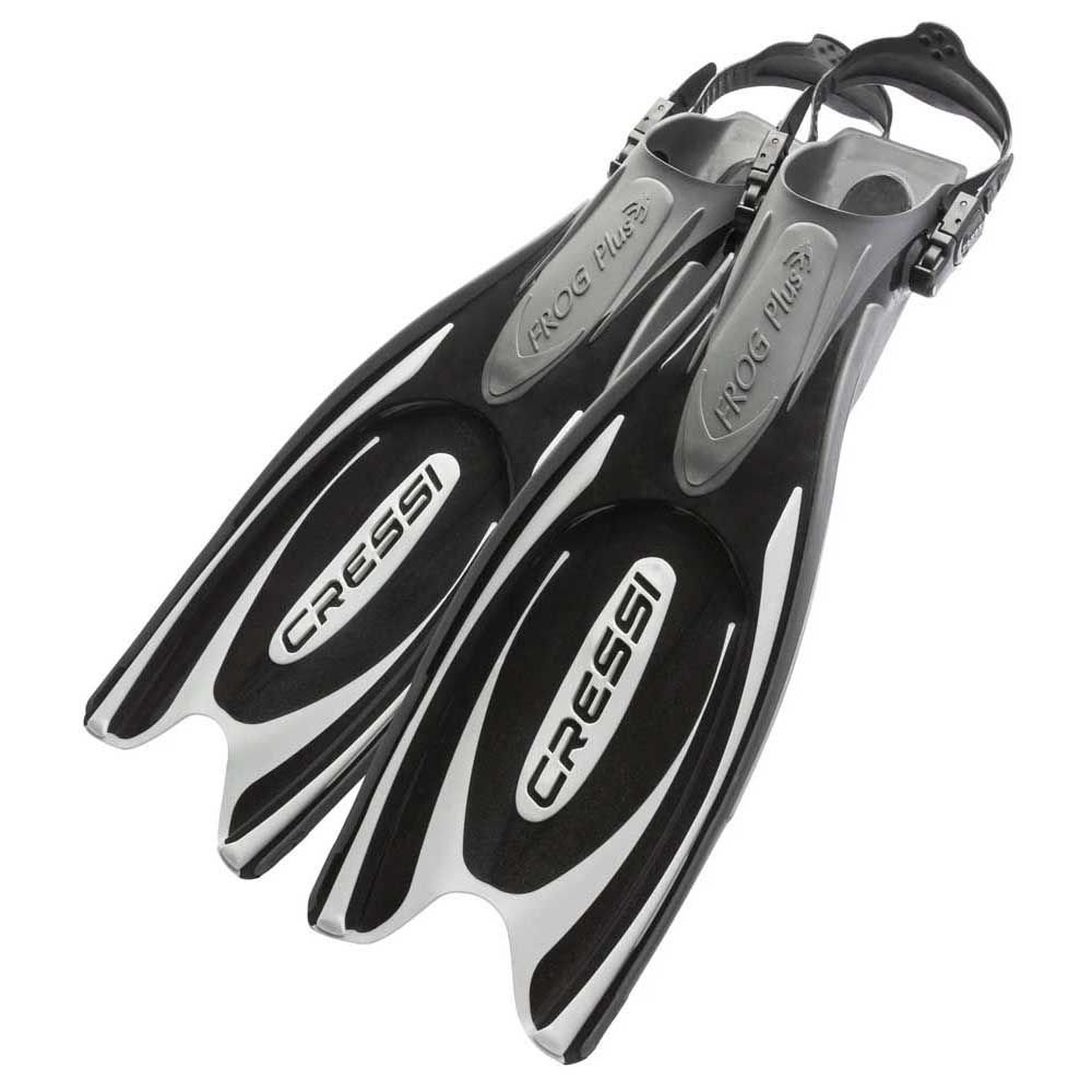 Cressi Frog Plus Dalış Paleti BLACK-SILVER - NO:38-41