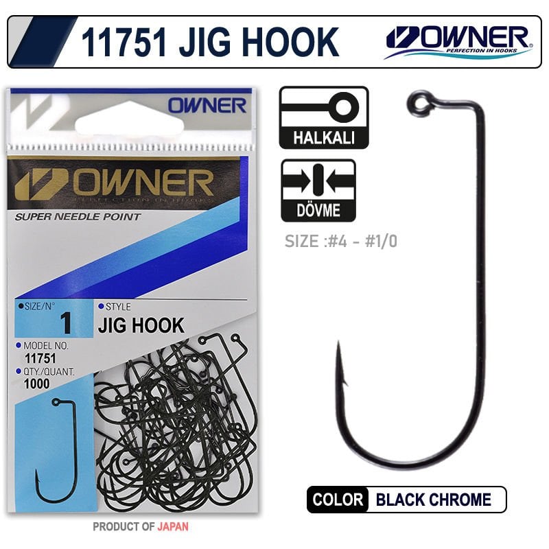 Owner 11751 Jig İğnesi (Adet)