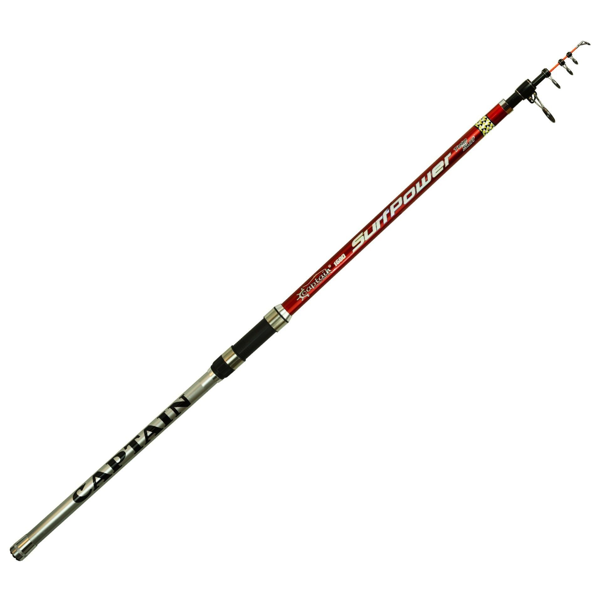 Captain Surf Power 390 cm 100-250g Atarlı Kompozit Surf Olta Kamışı