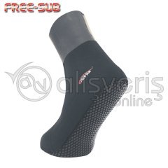 FREE-SUB 3mm Smooth Bilekli Çorap 2XL