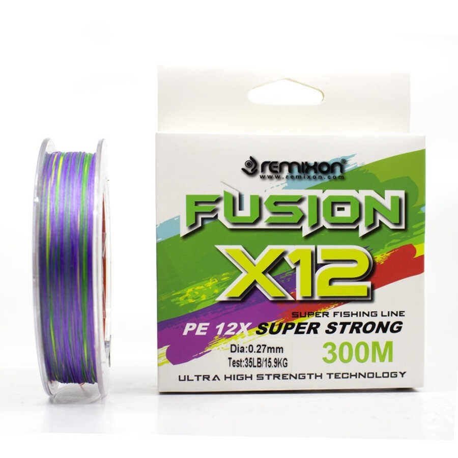 Remixon Fusion 300m X12 Multi Color İp Misina 0.18mm