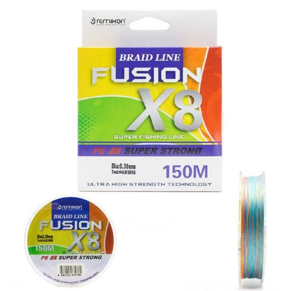 Remixon Fusion 150M X8 Multi Color İp Misina 0,20 mm