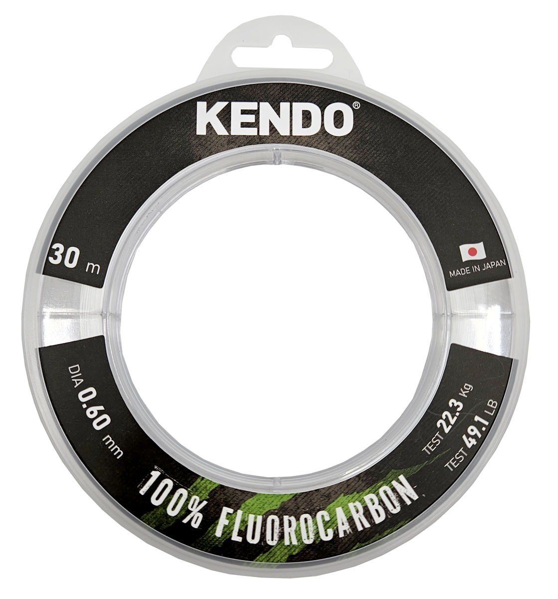 Kendo 100% Fluorocarbon White 30m Misina 0.90mm