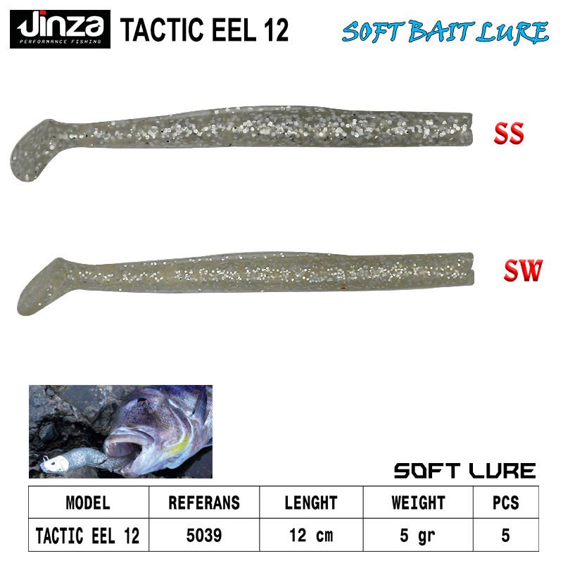 Jinza Tactic Eel 120 mm 5 gr Zargana Silikon