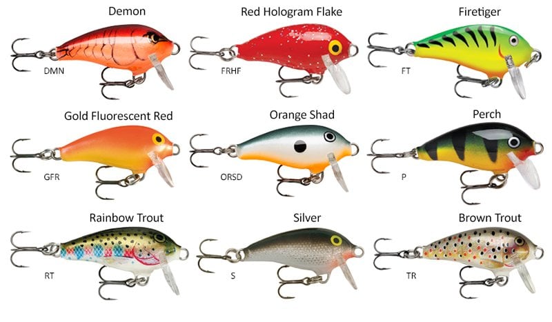 Rapala Mini Fat Rap Sahte Balığı