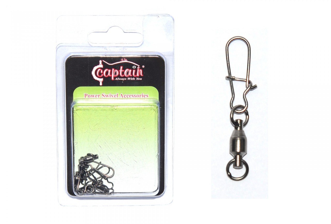 Captain 5045 Kilitli Klips Rulmanlı 5'li Paket Black Nikel