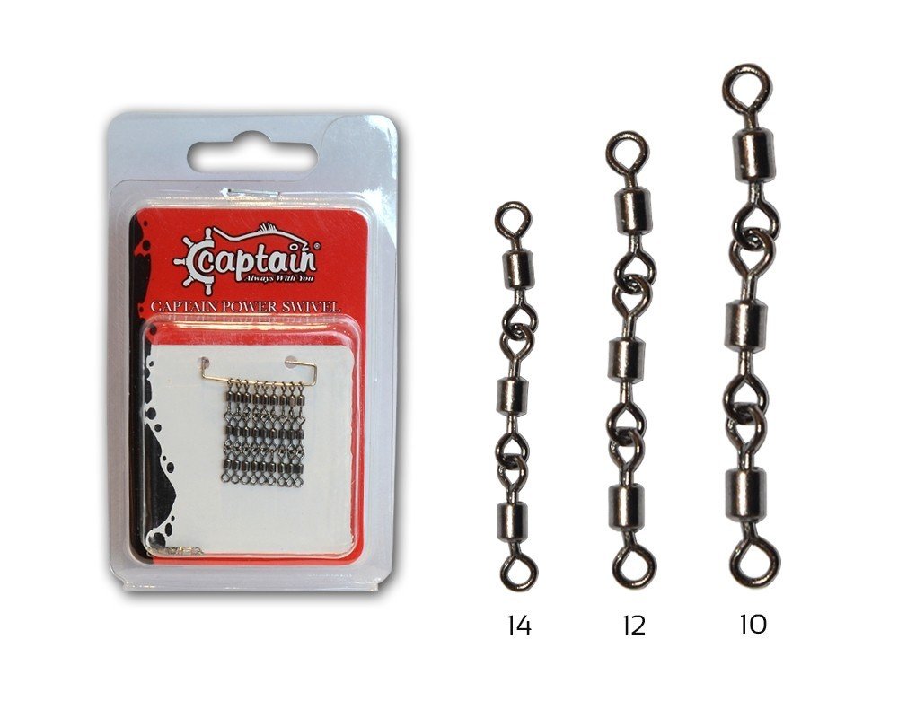 Captain 5110 3 Zincir Rulmanlı Fırdöndü 10'lu Paket Black Nikel