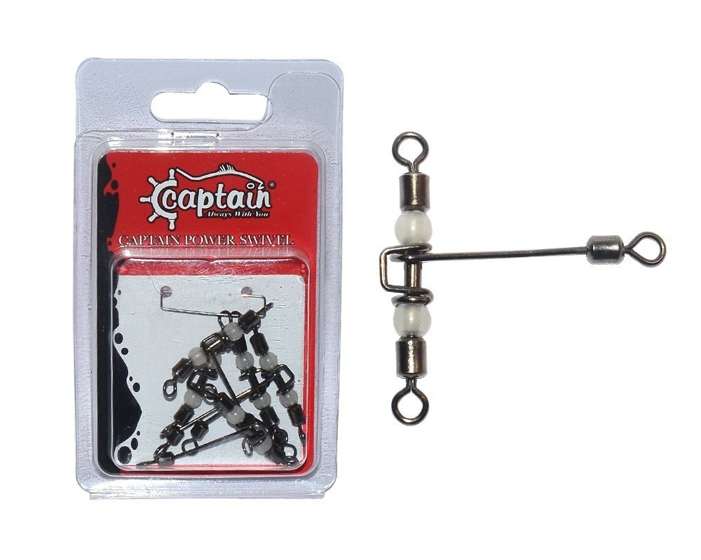 Captain 5126 Üçlü Uzun T Fırdöndü 5'li Paket Black Nikel