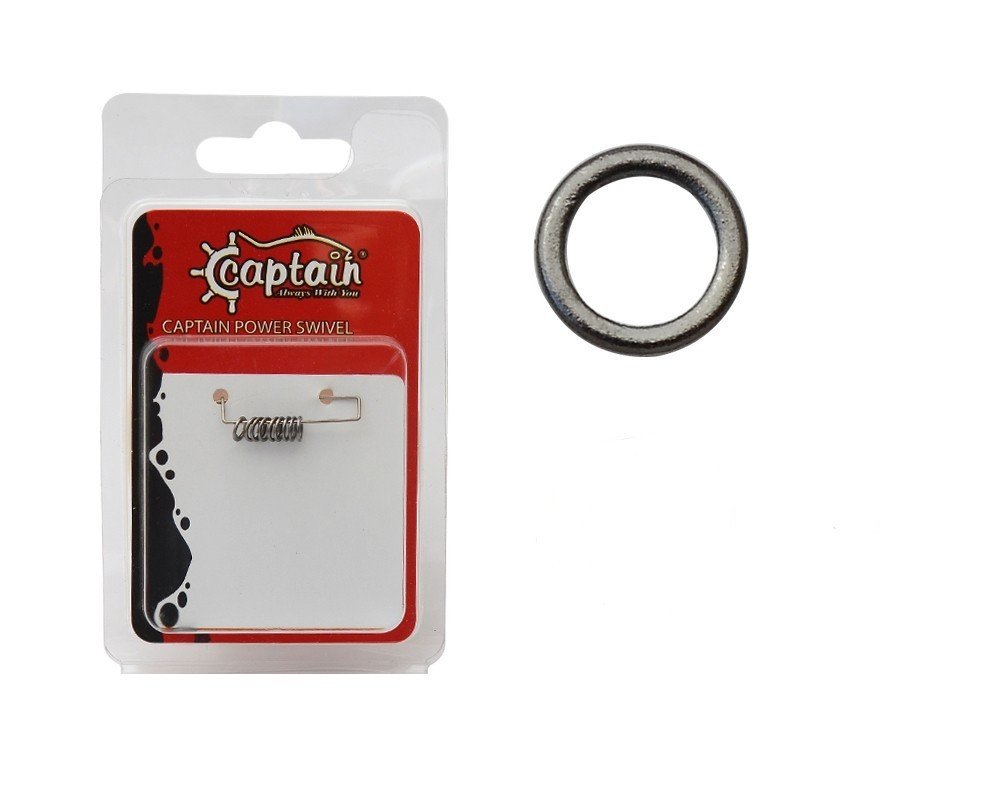 Captain 5146 Assist Halkası İnox 10'lu Paket Black Nikel