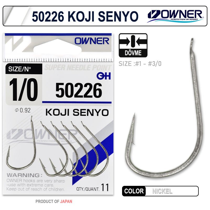 Owner 50226 Koji Senyo White İğne