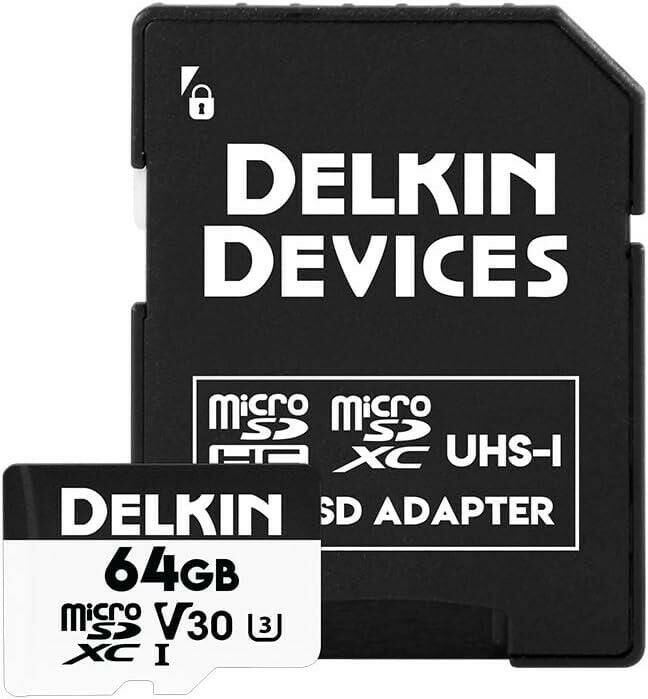 Delkin Devices 64GB microSD READ 100mb/S Hafıza Kartı