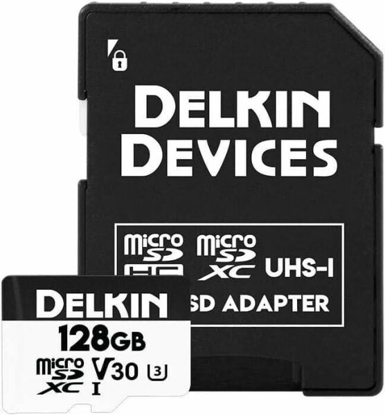 Delkin Devices 128GB microSD Read 100MB/s V30 Hafıza Kartı