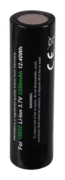 PATONA Premium 18650 Li-ion Pil 3,7V 3350mAh