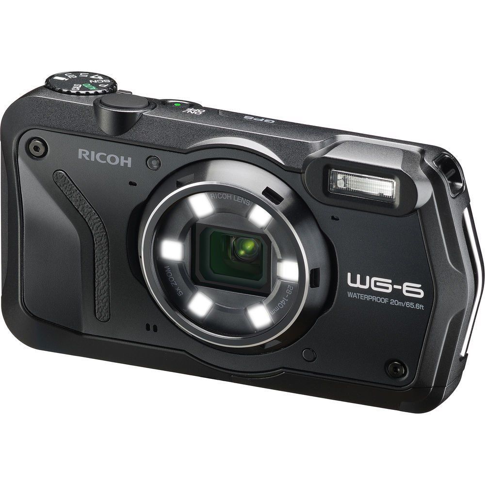 Ricoh WG-6 Dijital Fotoğraf Makinesi (Siyah)