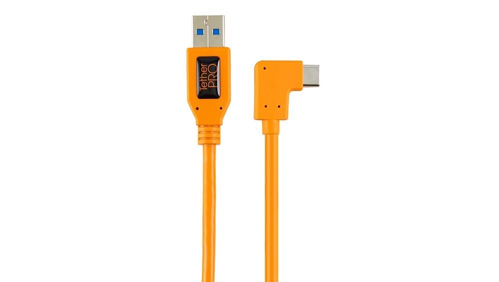 Tether Tools TetherPro USB 3.0 to USB-C Right Angle Dik Açılı 50 cm Bağlantı Kablosu
