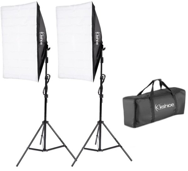 OEM Marka 50x70 2'li Softbox Video Çekim Işığı (135Watt 5500K Anpül Dahil)