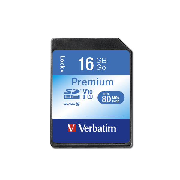 Verbatim Premium U1 SDHC 16GB 80MB/s Hafıza Kartı