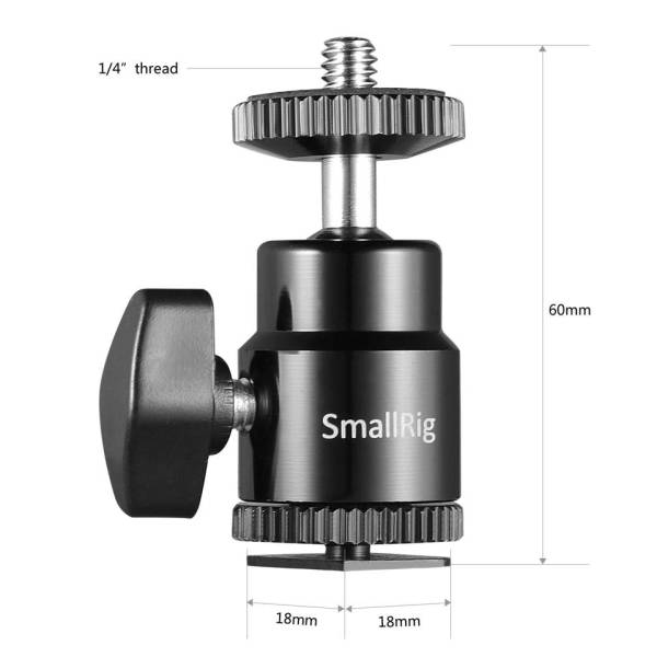 SmallRig 2059 1/4 ''Top Kafa Ek 1/4'' Vida (2 adet )