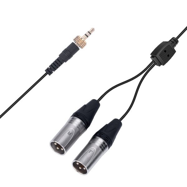 Comica CVM-DS-XLR 3.5mm Çift XLR Erkek Stereo ses Çıkış Kablosu