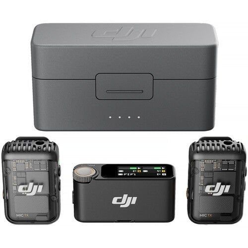 DJI Mic 2 - 2 Kişilik Kompakt Dijital Kablosuz Mikrofon Sistemi