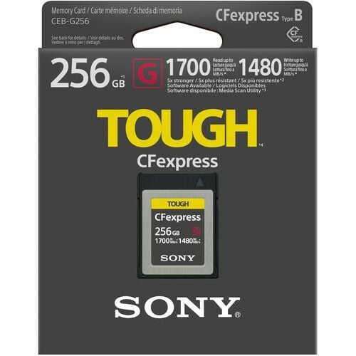Sony CEB-G256 256GB CFexpress Type B 1700/1480 Mb/s
