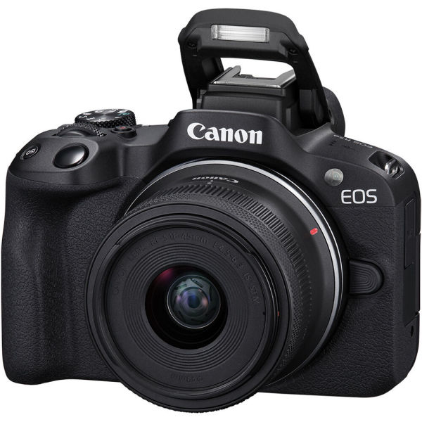 Canon EOS R50 RF-S 18-45mm f4.5-6.3 IS STM Lens (Siyah)