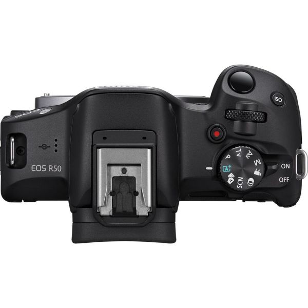 Canon EOS R50 RF-S 18-45mm f4.5-6.3 IS STM Lens (Siyah)