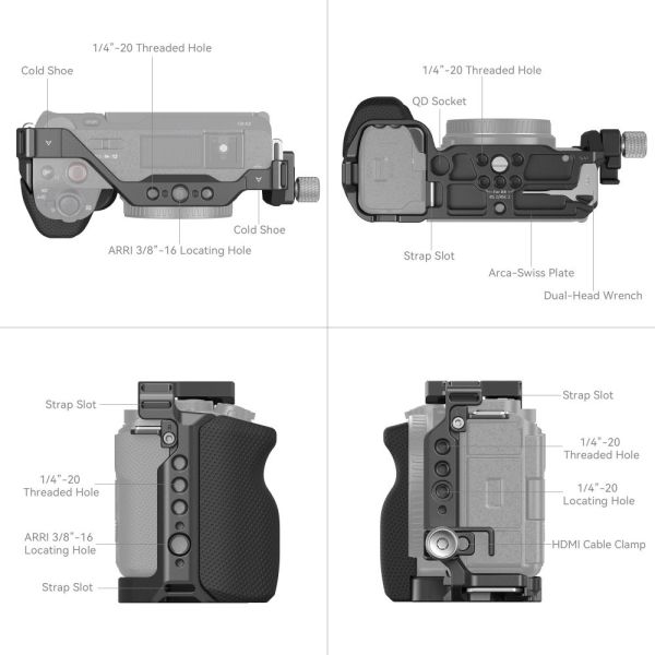 SmallRig 4257 Sony ZV-E1 için Kafes Kiti