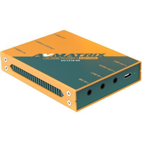 AvMatrix UC1218-4K 4K HDMI to USB 3.1 Type-C Video Capture