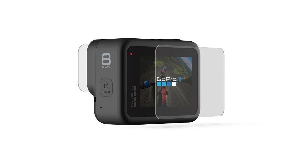 GoPro Hero 8 Black Ekran ve Lens Koruyucu Dayanıklı Cam Film