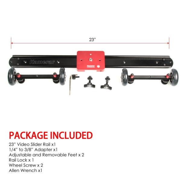 Kamerar SD-1 Tekerlekli Slider Dolly