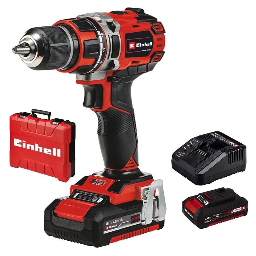 Einhell TE-CD 18/50 Li BL (2x2,0Ah) Akülü Vidalama(Darbesiz)